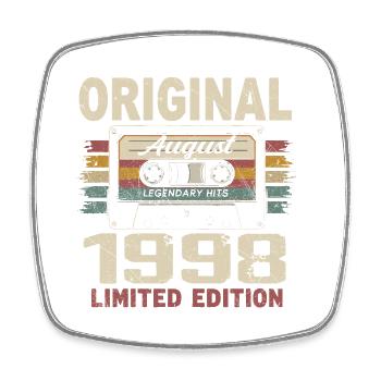August 1998 August 1998 Gift August 1998 August 1998 - Square fridge magnet - white - Front
