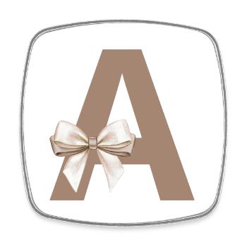 Letter to Knot - Square fridge magnet - white - Front