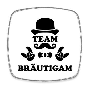 Équipe Groom - Magnet carré - blanc - Devant