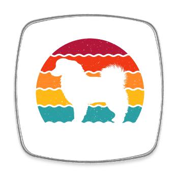 Australian Shepherd Gift - Square fridge magnet - white - Front