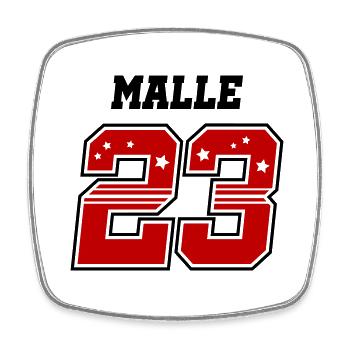 Malle 23 Mallorca 2023 - Square fridge magnet - white - Front