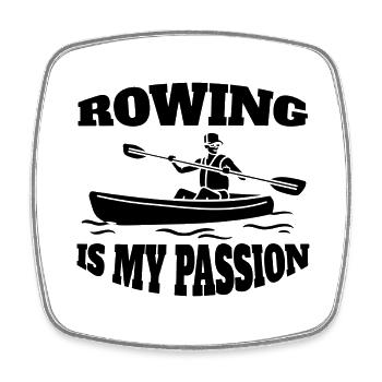 Rowers Rowing Team Rowing Club Rowing - Square fridge magnet - white - Front