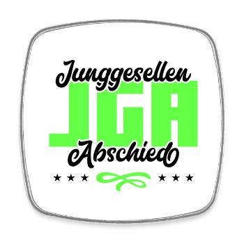 Bachelor party bachelor party - Square fridge magnet - white - Front