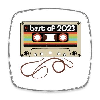Legendary vintage 2023 - Square fridge magnet - white - Front