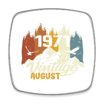 Légendaire depuis août 1971 cadeau d'anniversaire 1971 - Magnet carré - blanc - Devant