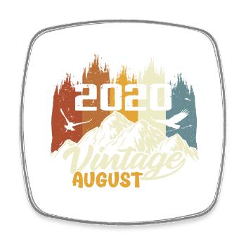 Legendär Seit August 2020 Geburtstag Geschenk 2020 - Viereckiger Kühlschrankmagnet - Weiß - Vorne