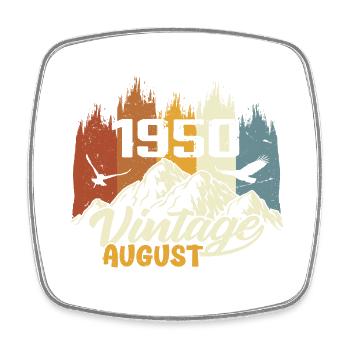 Légendaire depuis août 1950 Cadeau d’anniversaire des années 1950 - Magnet carré - blanc - Devant