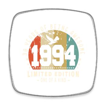 Original Né en 1994 Authentic Cadeau 1994 Bursdag - Magnet carré - blanc - Devant