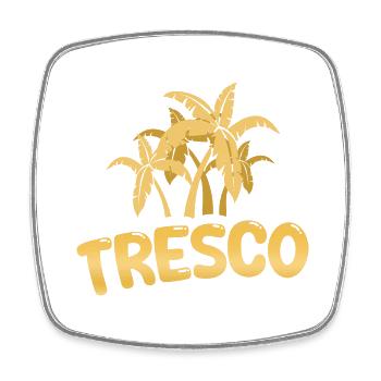 Tresco dans le rôle de Tresco - Magnet carré - blanc - Devant