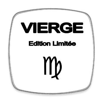 VIERGE ELEGANT ASTRO - Magnet carré - blanc - Devant