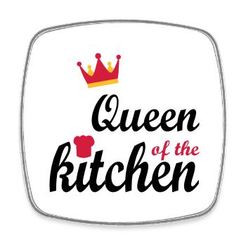 Christmas Gifts for Women - Square fridge magnet - white - Front