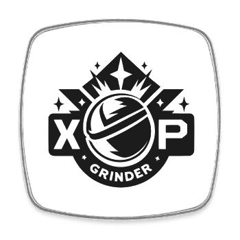 XP Grinder - Square fridge magnet - white - Front