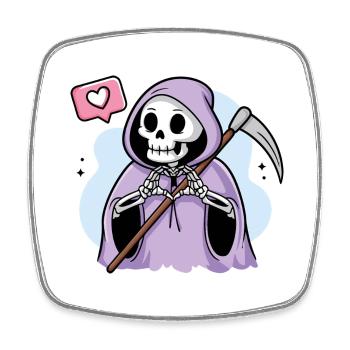 A Reaper's Romance tshirt - Square fridge magnet - white - Front