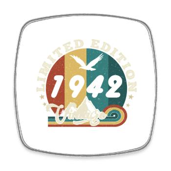 Vintage 1943 Retro - Best-seller - Magnet carré - blanc - Devant