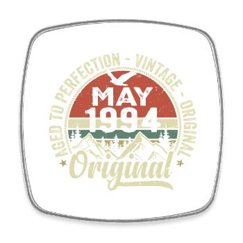 May 1994 Birthday May 1994 May 1994 - Square fridge magnet - white - Front