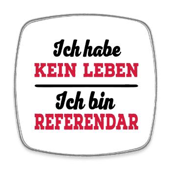 Trainee lawyer - Square fridge magnet - white - Front