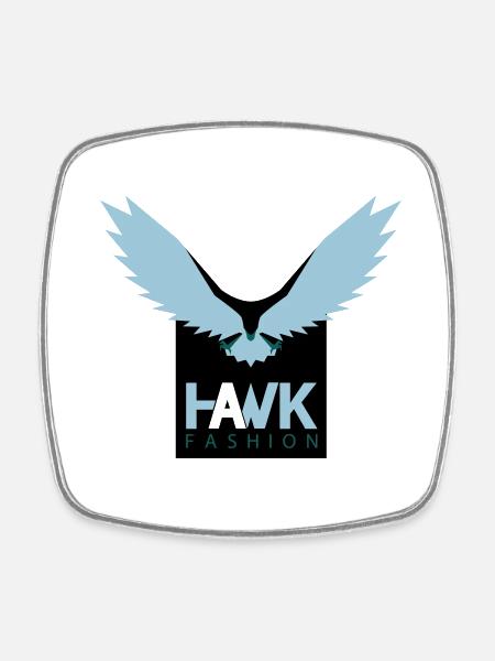 HAWK - Square fridge magnet - white