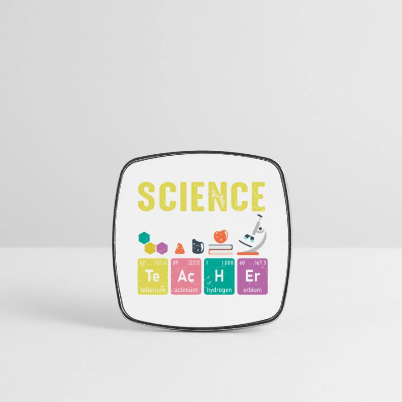 Science Teachers Regular Elements Square fridge magnet