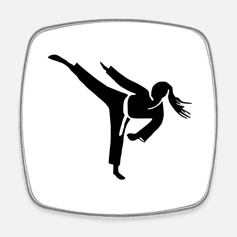 Women's power - Square fridge magnet - white