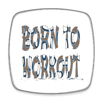 jokes joke movies modern snowboard winter gift - Viereckiger Kühlschrankmagnet - Weiß - Vorne