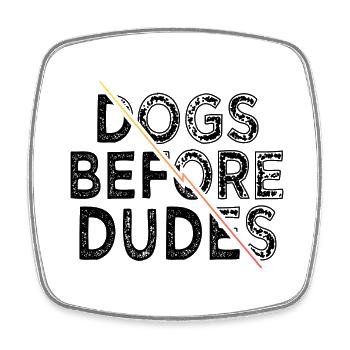 beagle owner gift birthday dogs beagle dog - Viereckiger Kühlschrankmagnet - Weiß - Vorne