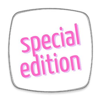 special edition 03 - Viereckiger Kühlschrankmagnet - Weiß - Vorne