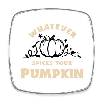 Pumpkin - Viereckiger Kühlschrankmagnet - Weiß - Vorne