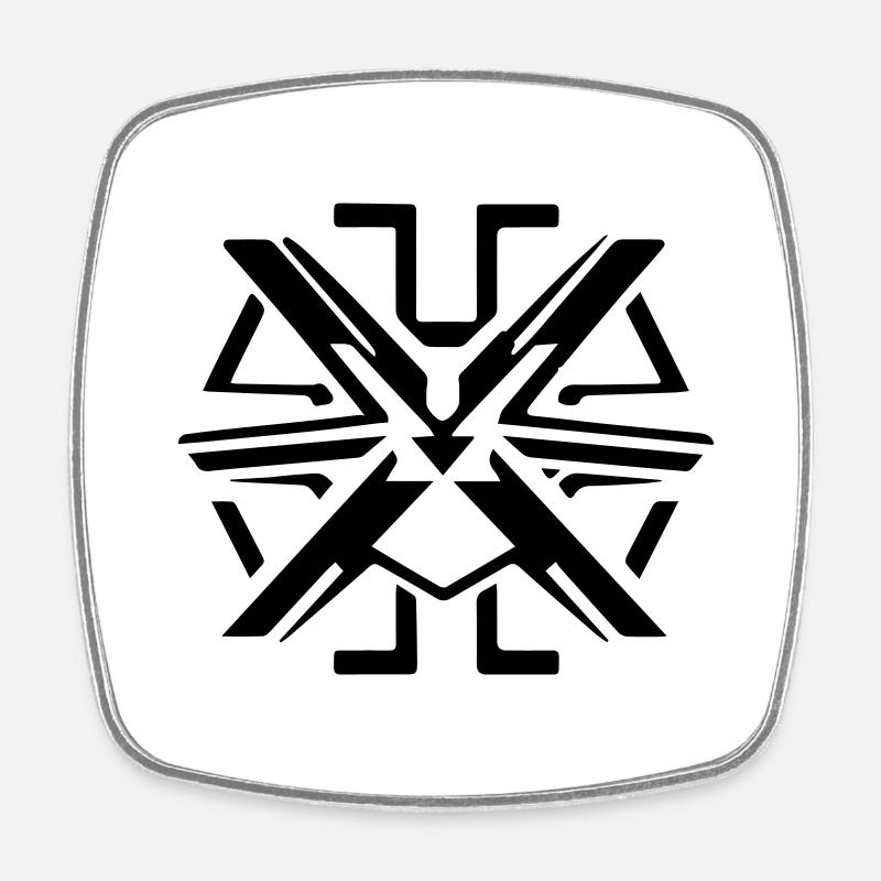 Malus - Square fridge magnet - white