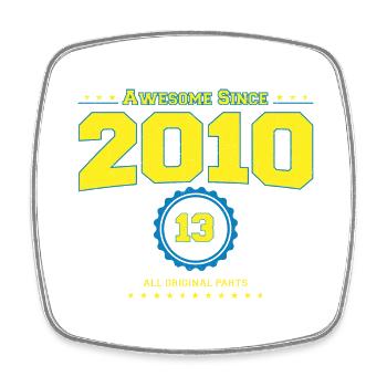 Tolles 2010 Shirt für Männer Frauen 13 Jahre alt 13. - Viereckiger Kühlschrankmagnet - Weiß - Vorne