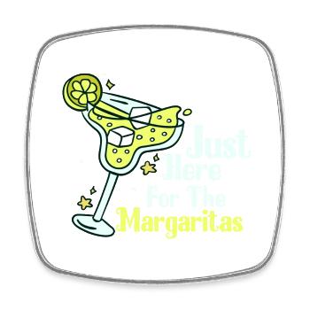 Just Here For The Margaritas Cinco De Mayo Party - Viereckiger Kühlschrankmagnet - Weiß - Vorne