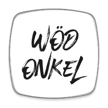 Wöd Onkel Patenonkel Österreich Taufpate - Viereckiger Kühlschrankmagnet - Weiß - Vorne