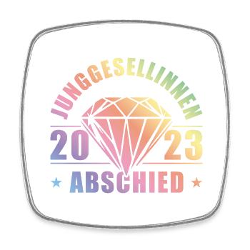 Junggesellinnenabschied Jga 2023 - Viereckiger Kühlschrankmagnet - Weiß - Vorne