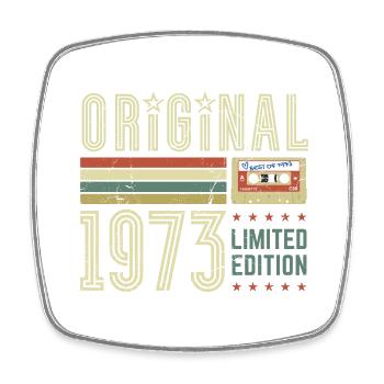 Original 1973 - Limited Edition - Square fridge magnet - white - Front