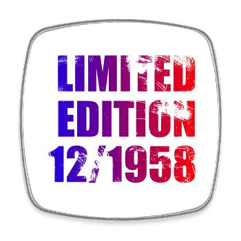Édition limitée 65e anniversaire 12/1958 - Magnet carré - blanc - Devant