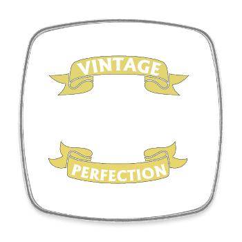 Vintage 1974 50 Years Aged to Perfection - Square fridge magnet - white - Front