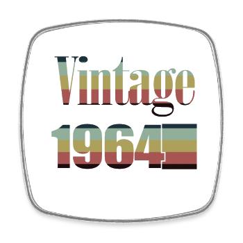 1964 Birthday 1964 Born in 1964 Birthday - Square fridge magnet - white - Front