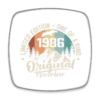 Original Novembre 1986 Anniversaire Novembre 1986 - Magnet carré - blanc - Devant