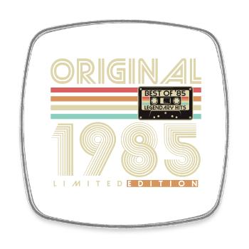 Original 1985 Vintage Vintage Anniversaire Rétro - Magnet carré - blanc - Devant