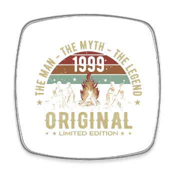 Legendary since 1999 | Men's 26th Birthday - Square fridge magnet - white - Front