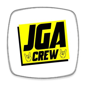 Jga Crew Junggesellenabschied - Viereckiger Kühlschrankmagnet - Weiß - Vorne