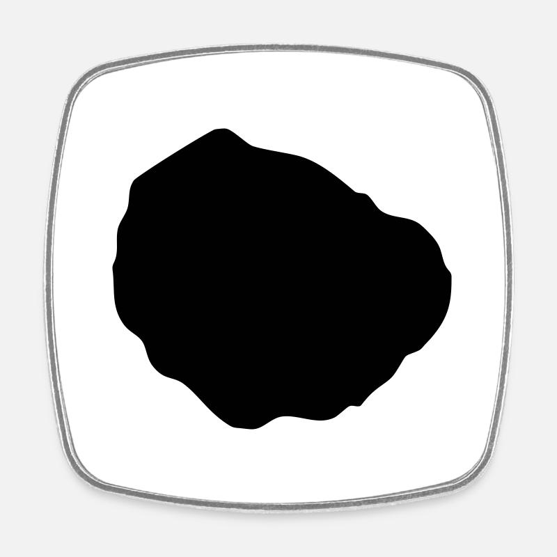 La Gomera - Square fridge magnet - white