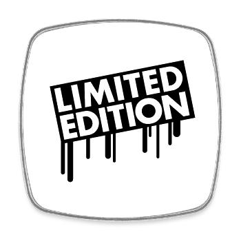Cool Limited Edition avec Graffiti Drop Stamp - Magnet carré - blanc - Devant
