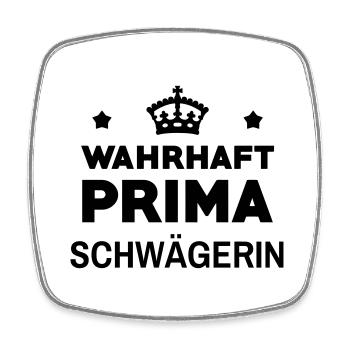 Ehe Schwager Liebe Paar Schwägerin Frau Braut Love - Viereckiger Kühlschrankmagnet - Weiß - Vorne