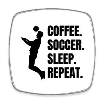 Football Coach Football Coach Football Players Footballers - Square fridge magnet - white - Front