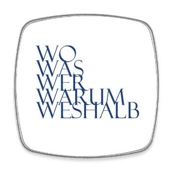 Fragen über Fragen - Viereckiger Kühlschrankmagnet - Weiß - Vorne