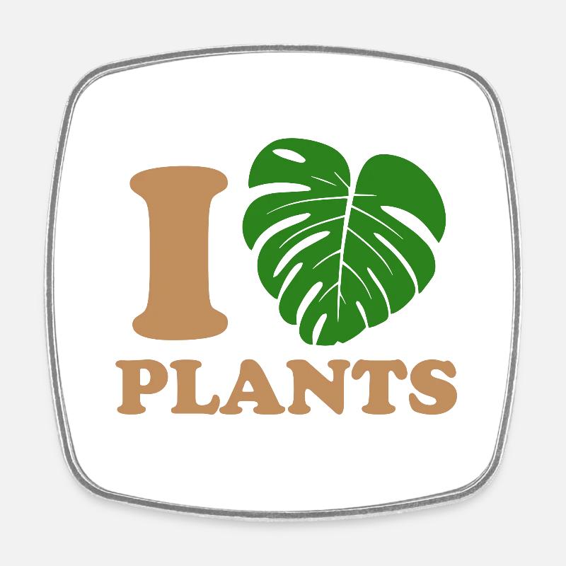 fall plants - Magnet carré - blanc