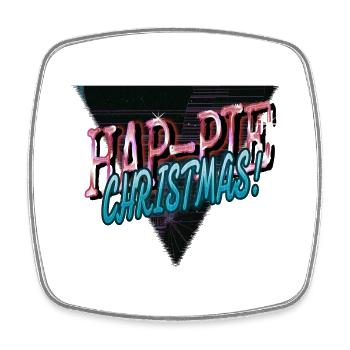 computer funny quote comic christmas vacation - Viereckiger Kühlschrankmagnet - Weiß - Vorne