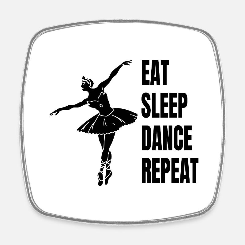 Ballet Dancer Ballerina Dance Class Gift Dance - Magnet carré - blanc