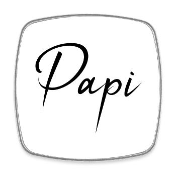 FATHER's DAY. HAPPY BIRTHDAY DAD. DAD. HAPPY BIRTHDAY - Square fridge magnet - white - Front