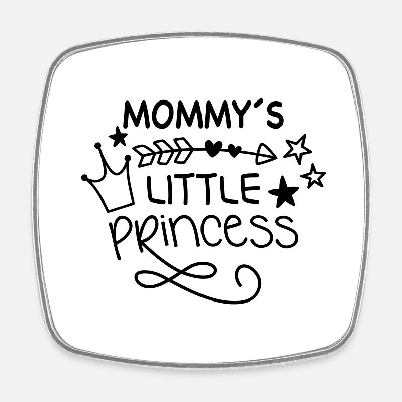 Mommy's little princess - Square fridge magnet - white